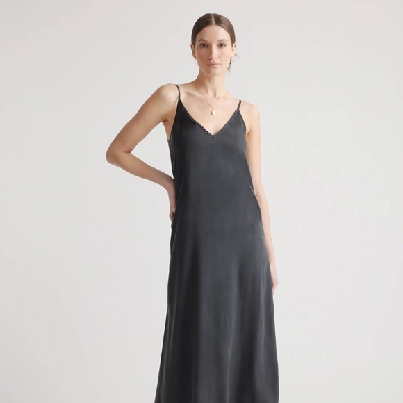 Quince Dresses & Skirts - Quince Vintage Wash Tencel Maxi Slip Dress L NWT